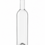 Botella burdeo transparente 500ml Boca Tapón