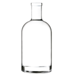 Botella Moon transparente 500ml Boca Tapón