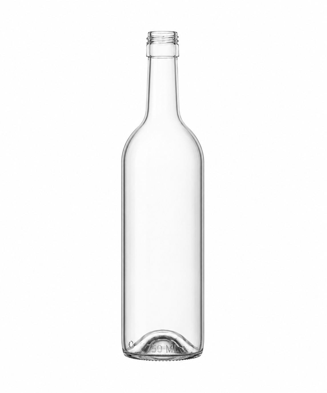 Burdeo 750ml pilfer 500x600 Botella burdeo transparente 750ml Boca Rosca P16 - Imagen 1