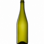 Botella espumante verde olivo 750ml Boca Corona P16