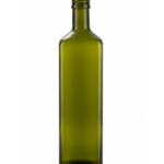 Botella cuadrada verde olivo 1000ml Boca Rosca