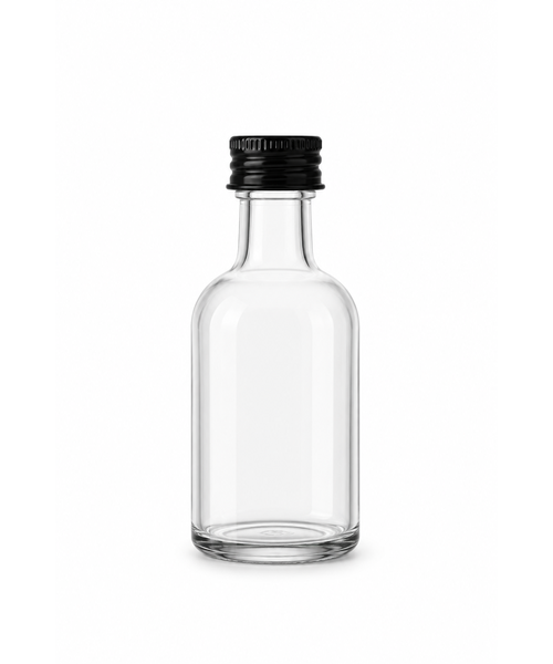 Mini 2 500x600 Botella miniatura Moon transparente 50ml Boca Rosca - Imagen 1