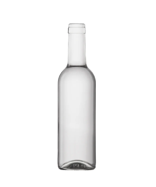 img_pro15 Botella burdeo transparente 375ml Boca Corcho - Imagen 1